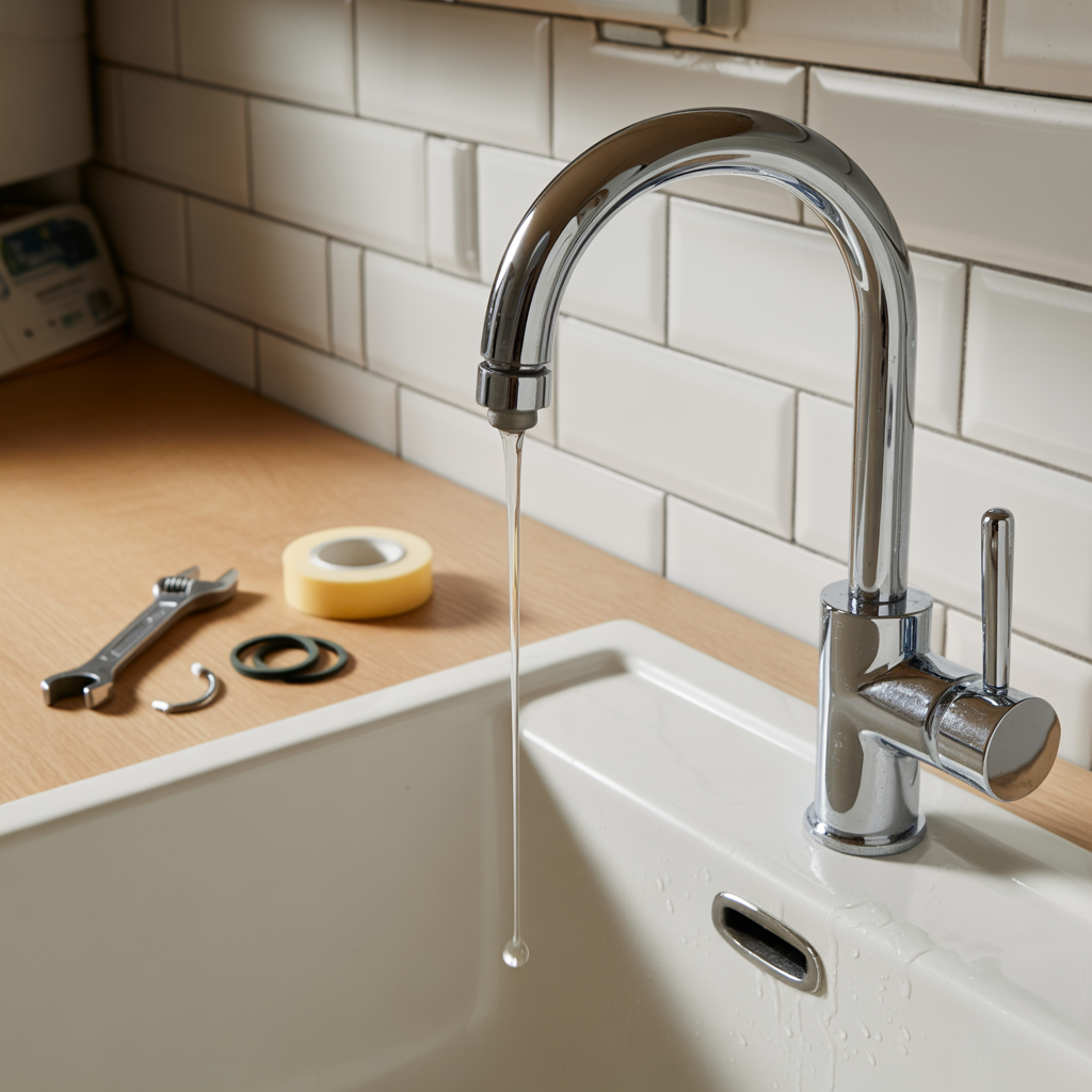 droppande blandare i kok eller badrum checklista och atgarde