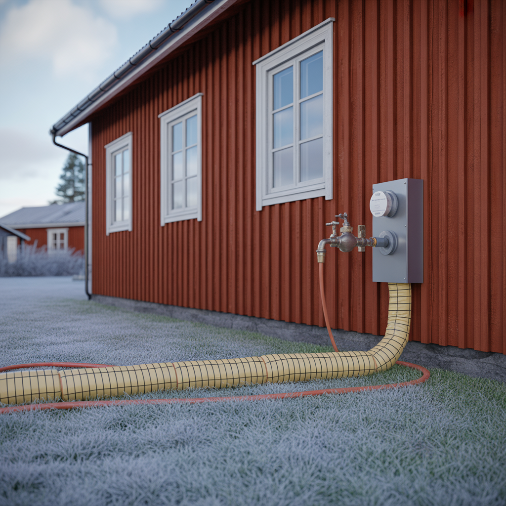 frostskydda vattenledningar i fritidshus guide och kostnad