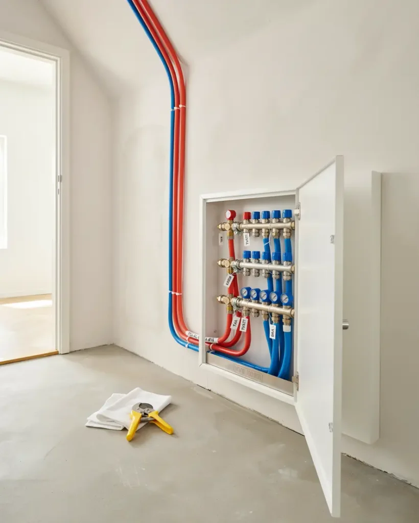 nyinstallation av pex r r och f rdelarsk p i majorna g teborg