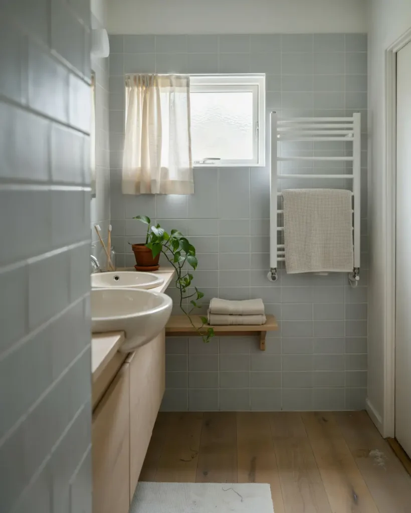 installation av vattenburen handdukstork i haga g teborg